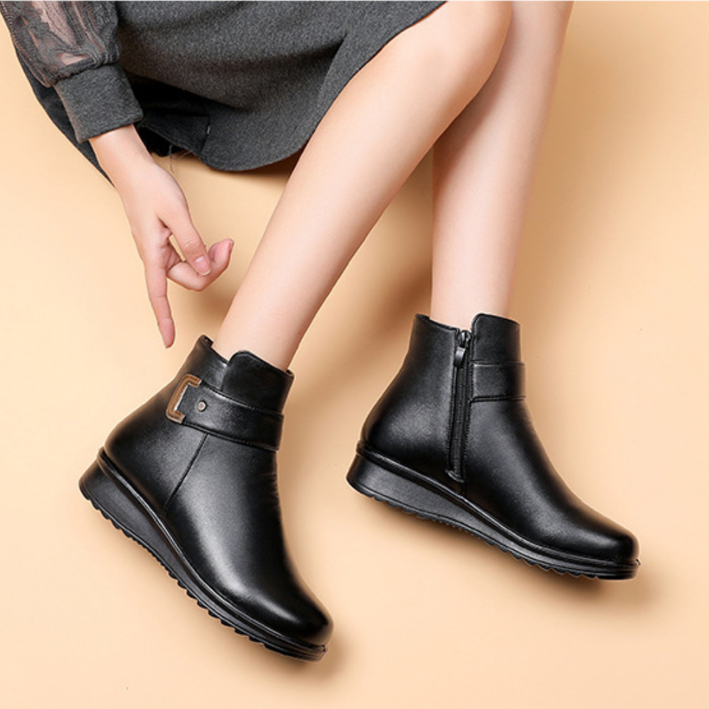 Women Orthopedic Wide Toe Box Comfy Winter Ankle Boots