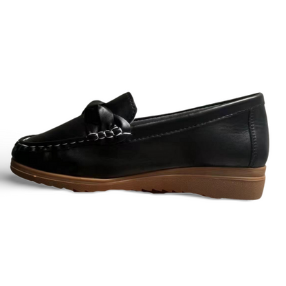 Orthopedic Women Shoes Soft Leather Slip On Loafers Shoes