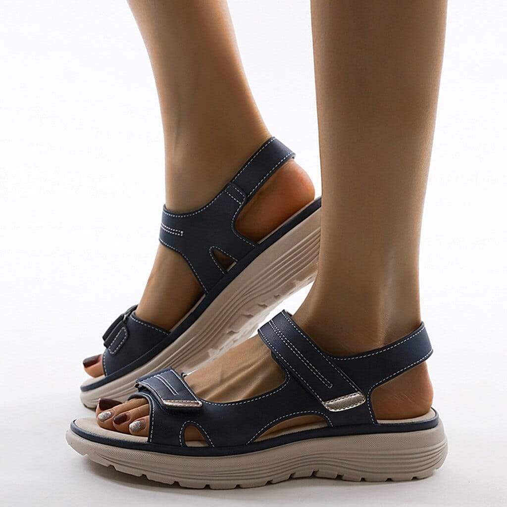 Summer Orthortic Comfortable Flat Walking Strappy Sandals For Women