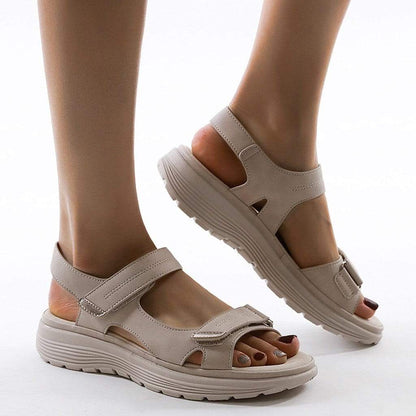 Summer Orthortic Comfortable Flat Walking Strappy Sandals For Women